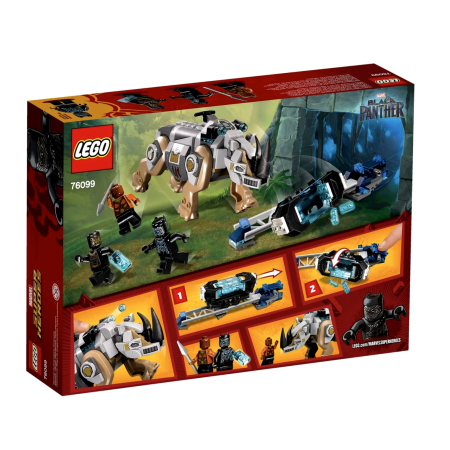 LEGO Super Heroes 76099 Pojedynek z nosorożcem w pobliżu kopalni Marvel